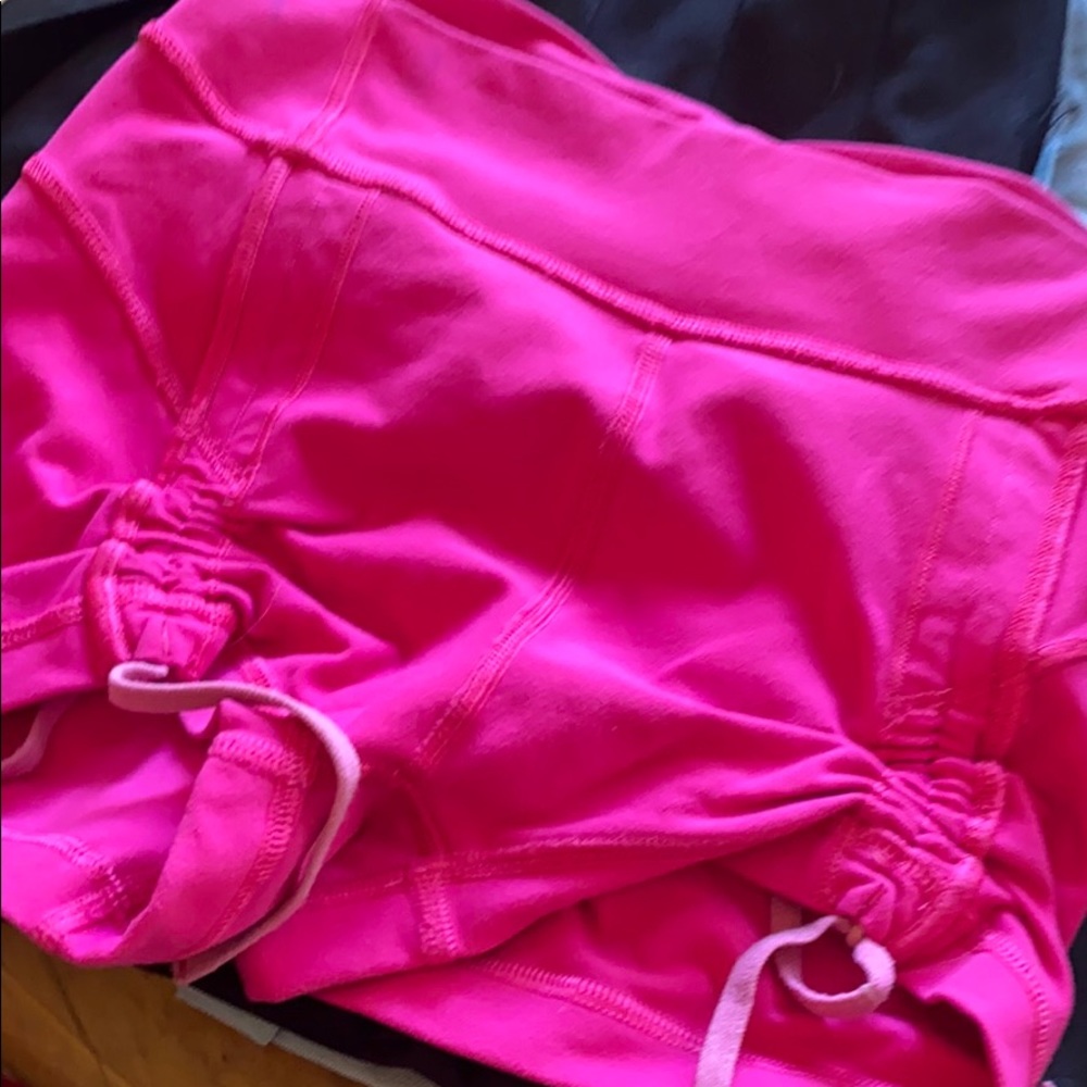 Lululemon pink shorts
